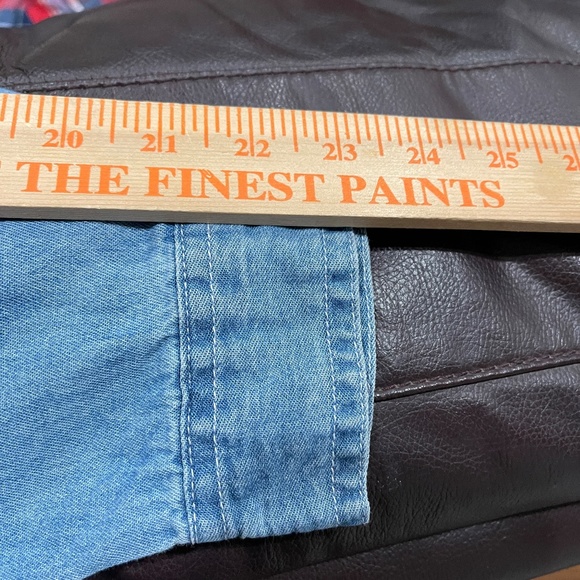 NEW! Disney Winnie The Pooh Denim Button Down Shirt Autumn Winter Plus 26/28 NWT - Picture 8 of 10